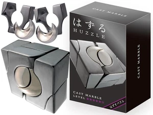 Hanayama Metal Brain Teaser Huzzle - Level 5 Marble - Picture 1 of 1