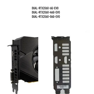 original I/O IO shield for ASUS DUAL-RTX2060-O6G-EVO Video Card Backplate Panel - Afbeelding 1 van 1