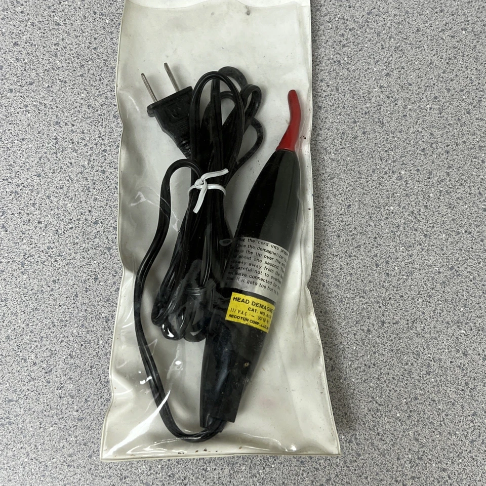 Grabadora de cubierta de cinta desmagnetizadora de cabezal universal carrete de 8 pistas VHS audio video Foto 1 de 4