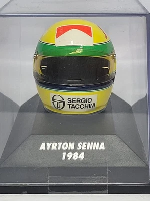 Casque vintage MINICHAMPS 1/8 AYRTON SENNA 1984 - Photo 1/4