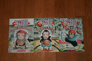 Lot 3 book Scream Team 1 2 3 Werewolf Home Plate Vampire Bigfoot First Editions! - Picture 1 of 2