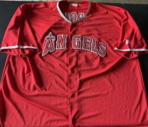 Anaheim Angels Mike Trout Sewn Stitched On Field Jersey Majestic Cool Base XXXL - Picture 1 of 11