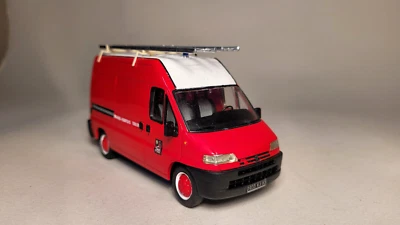 1/43 PROVENCE MOULAGE NO ELIGOR PEUGEOT BOXER FOURGON POMPIERS TOULON - Photo 1/4