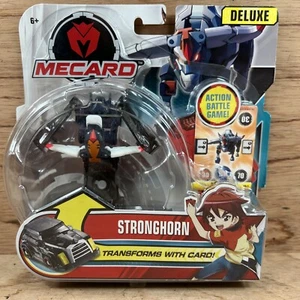 MECARD STRONGHORN Transforms with Card! Deluxe Figure Action Battle Game NEW - Picture 1 of 2