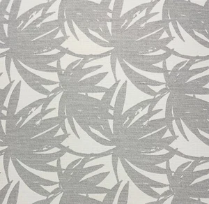 BALLARD DESIGNS FERN LEAF GRANITE GRAY SUNBRELLA PERFORMANCE FABRIC BY YARD 54"W - Picture 1 of 6