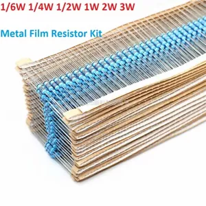 1/6W 1/4W 1/2W 1W 2W 3W Metal Film Resistor Kits ±1% Assorted Component Kits - Picture 1 of 8