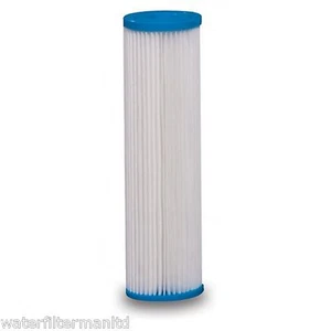 10" Pleated water filter cartridge washable sediment filter High flow rate 10mic - Picture 1 of 1