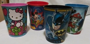 ANIMATION CHARACTERS! 16 oz Cups. KIDS/UNISEX. NEW. Very Colorful Sturdy Plastic - Picture 1 of 12