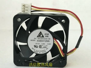 1pcs Delta ASB0412MA DC12V 0.08A 40*10MM 4CM 4010 Silent Cooling Fan 3pin - Picture 1 of 4