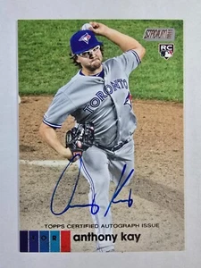 Anthony Kay 2020 Topps Stadium Club RC AUTO #AAKA Blue Jays Rookie - Bild 1 von 2
