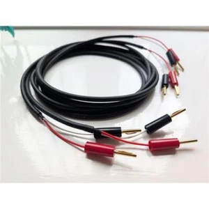 Cable de altavoz negro Kudos KS-1 3,5 m par terminado plátano a plátano - Imagen 1 de 1