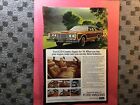 1974 Ford LTD Country Squire Wagon. Vintage print ad from 1974