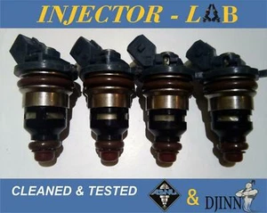 FORD FIESTA COURIER 1.4 16V Zetec MK4 MK5 fuel Injector 96MF-AB set of 4 - Imagen 1 de 3