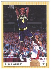 BASKETBALL CARD ROOKIE NBA CHRIS WEBBER - Picture 1 of 3