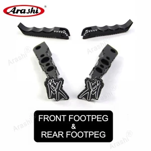 Front Rear Foot Pegs Footrest For Suzuki Hayabusa GSX1300R 2008 - 2020 2015 2016 - Picture 1 of 6