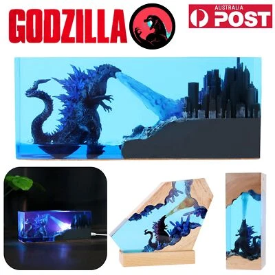 Godzilla Resin LED Night Light Table Desk Lamp Figurine Sculpture Decor Gift AU - image 1 of 4