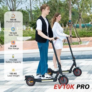Evercross EV10K PRO Electric Scooter & App 10'' Foldable 500W Best E Scooter UK - Picture 1 of 11
