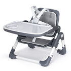 2in1 Baby High Chair Adjustable Toddler Highchairs Seat for Baby and Infant S5V8