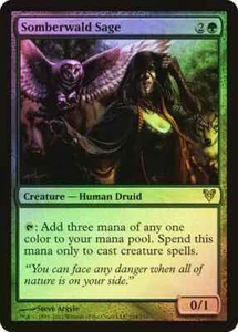 Magic The Gathering MTG SOMBERWALD SAGE FOIL Avacyn Restored NM Near Mint - Picture 1 of 2