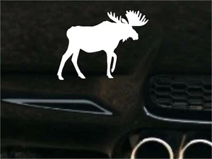 Moose Nature Hunting Wild Alaska Funny Vinyl Decal Sticker Laptop - Picture 1 of 2