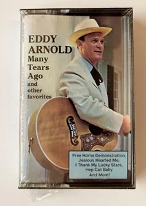 Eddy Arnold - Many Tears Ago & Other Favorites Cassette Tape 1985 Sealed CAK-979 - Foto 1 di 5