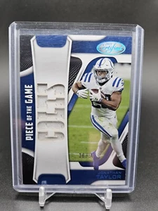 2021 Certified Jonathan Taylor Piece of the Game Jersey #/50 Colts - Picture 1 of 2