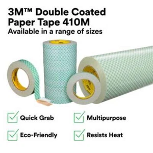 Cinta de doble cara 3M 410M - Elige el tamaño requerido - Imagen 1 de 8