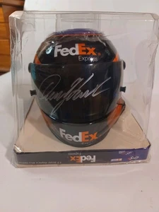 CFS Denny Hamlin #11 Signed FedEx Express 1:3 Mini Helmet NASCAR - Picture 1 of 7