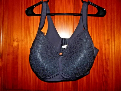 RHONDA SHEAR LACE MOLDED CUP BRA, WIRELESS MEDIUM LINING, SIZE XL, 9216, NWOT - Image 1 of 3