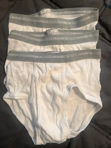 Vintage Hanes boys Briefs (3 Pair) Size 12 - Picture 1 of 3