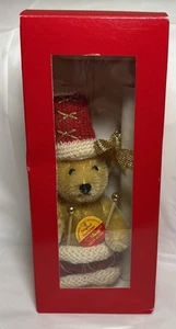 STEIFF "PERCUSSION ORIGINAL TEDDY BEAR ORNAMENT" EAN 665066 1996 LIM ED ORNAMENT - Picture 1 of 15