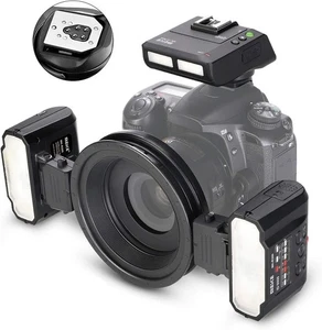 Meike MK-MT24 II Macro Twin Lite Flash for Canon (Please read description) - Picture 1 of 5