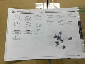 Samsung Microwave Oven Trim Kit MA-TK8020TS/AA - REPLACEMENT 9 SCREW C ONLY - Picture 1 of 4