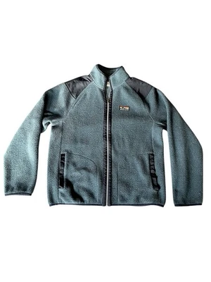 Men’s Faherty Mineral Blue Mountain Sherpa Fleece Full Zip Jacket warm outdoors - Image 1 of 4