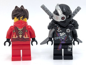Lego Ninjago Minifigures Kai Techno Robe & General Cryptor - 70721 Kai Fighter
