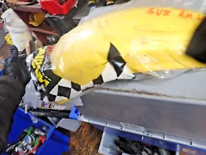 1978 Suzuki RM 125/250/400 Rear Fender Mud Guard Maier Rear Fender Yellow - Picture 1 of 7