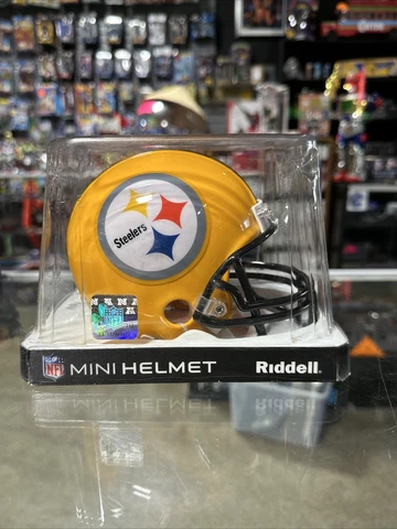 Pittsburgh Steelers Riddell Gold 1962 Throwback Mini Helmet NEW!! Cover