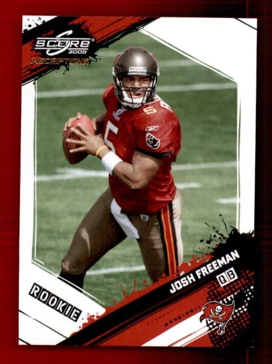 2009 Score Inscriptions #358 Josh Freeman RC 534/999 - Image 1 of 2
