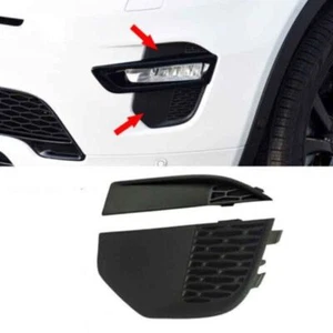 2PCS Front Fog Light Lamp Grille Cover LH 2015-2019 For LR Discovery Sport Black - Picture 1 of 7