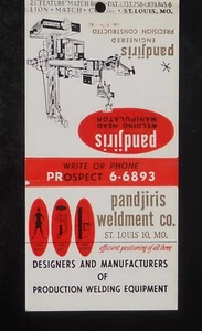 1950s Pandjiris Weldment Co. Designers Production Welding Equipment St. Louis MO - Picture 1 of 2