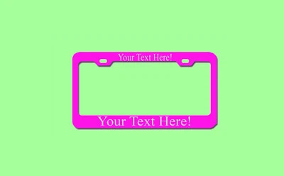 ENGRAVED License Plate Frame Stainless Steel - Image 1 of 4