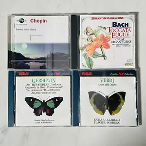 Orchester und Klassik 4 CD Lot - Chopin - Gershwin - Verdi - Bach - Bild 1 von 7