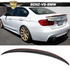 Fits 12-18 3-Series F30 Sedan Performance Red Line Trunk Spoiler Carbon Fiber CF