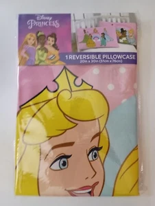 NEW Disney Princess Reversible Pillowcase 20" x 30" NIP New - Picture 1 of 6