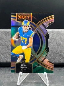 2023 Select Football - Puka Nacua, #199 (RC) - Black Green, Die-Cut - Rams - Picture 1 of 2