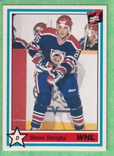 1990-91 7th Inning Sketch WHL #252 Shane Stangby Victoria Cougars Pre Rookie