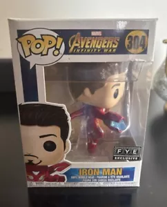 Funko Pop! Iron Man #304 Marvel Avengers Infinity War Exclusivo Bobble Head - Imagen 1 de 6