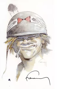 Ex-Libris HERMANN EA signed Artprint DRUCK Kurdy JEREMIAH - Picture 1 of 1