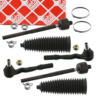 2x febi Spurstange + Kopf + Manschette für MERCEDES W211 S211 CLS C219 vorne - Bild 1 von 4