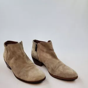 Sam Edelman Stiefel Bootie PETTY Damengröße 7,5 M Knöchel braun Wildleder Reißverschluss - Bild 1 von 14